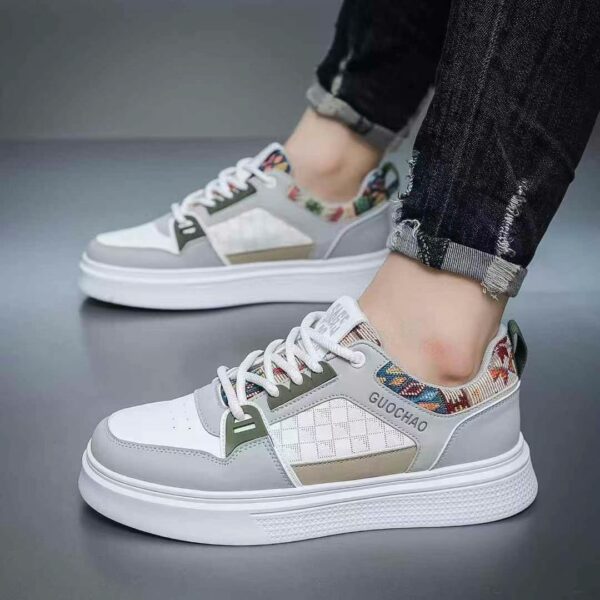 New Trendy Fashionable China Sneakers White & Gray